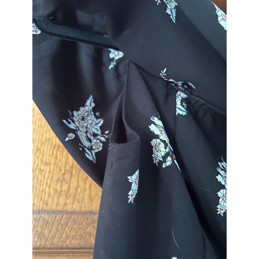 Abercrombie & Fitch Women's Off the Shoulder Floral Mini Dress Black Size XS - Picture 5 of 11